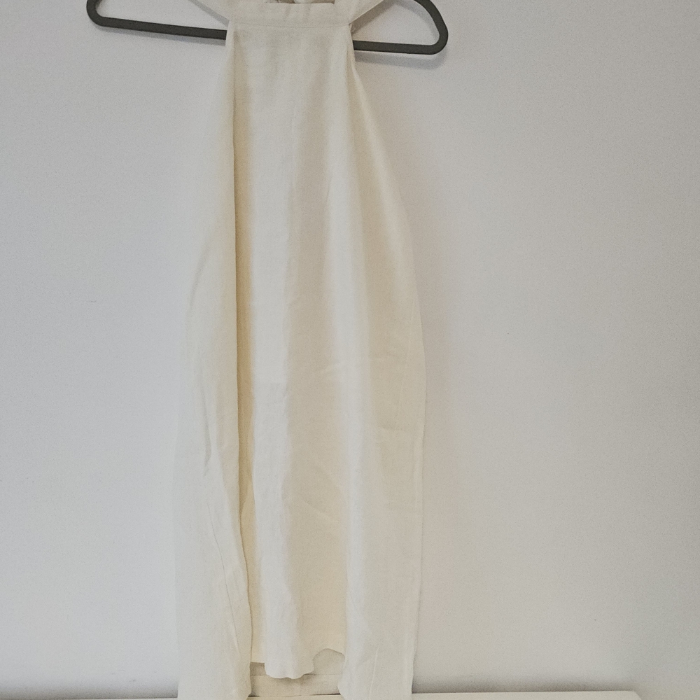 WeWoreWhat Cream Maxi  Halter Dress NWT